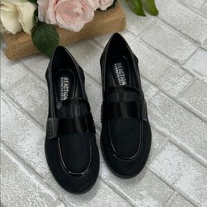 Reaction Kenneth Cole Glossy Black Flats